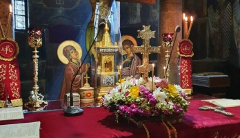 Εορτή της Σταυροπροσκυνήσεως στον Βυζαντινό Ιερό Ναό Κοιμήσεως της Θεοτόκου Καλαμπάκας